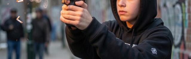 Poiste kaklus Haabneemes päädis lasuga relvast