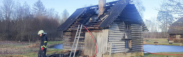 Kanepi vallas põles saun