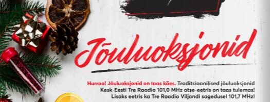 Vaata, millisteks kujunesid tänavuste Tre raadio jõuluoksjonite lõpphinnad