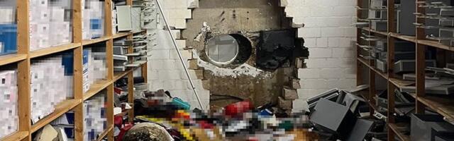 Vargad puurisid Saksa panga seina sisse augu ja viisid minema hulga raha ja väärisasju