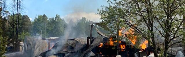 Põleng Aegviidus: Puidutööstuse põleng