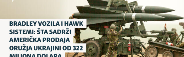 Bradley vozila i HAWK sistemi: Šta sadrži američka prodaja oružja Ukrajini od 322 miliona dolara