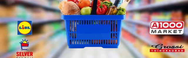 ÄRILEHE OSTUKORV | Üheksa poodi, 40 toodet. Odavaima ja kalleima ostukorvi vahe on ligi 25 eurot
