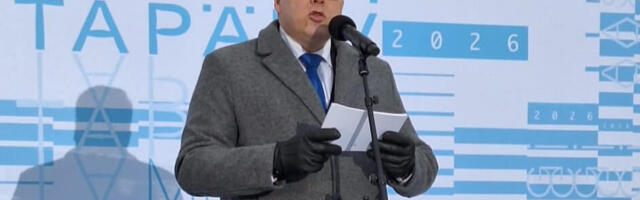 Lauri Hussar lipuheiskamisel Toompeal: “Tänu meie ühisele tegutsemisele elame me vabas, kaunis ja väärikas riigis”