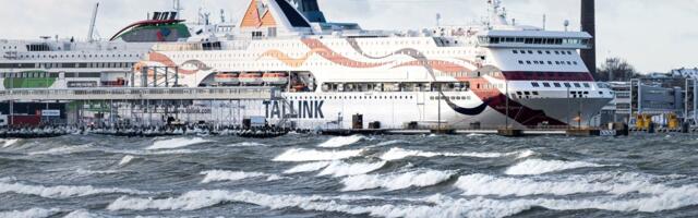 Tormituuled räsisid Eestit, laevaliiklus Tallinna ja Helsingi vahel oli häiritud