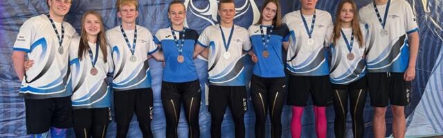 Eesti lestaujumise juuniorid võitsid EM-il kolm medalit