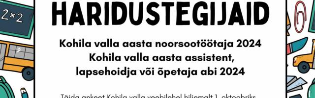 Kohila vald otsib aasta haridustegijaid