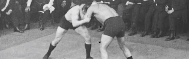 Ainus teadaolev film esimesest maadluse maailmameistrist Georg Hackenschmidtist linastub Tartus
