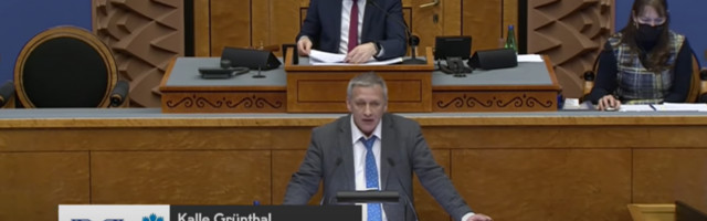 Kalle Grünthal riigikogus: kas see on uus Molotovi-Ribbentropi pakt?