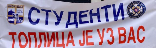 Prokuplje večeras na protestu solidarnosti – “Kad udare na jednog, ustajemo svi”