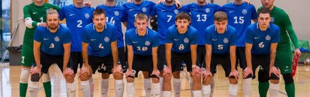 Eesti saalijalgpallikoondis mängib Norraga Sillamäel ja Tallinnas