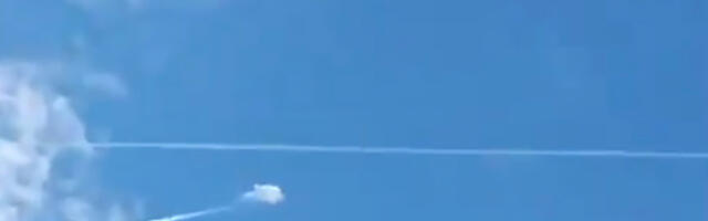 VIDEO: NATO lennuk tulistas Lätis drooni alla