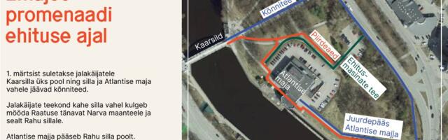 Homsest suletakse Tartus pool Kaarsilda