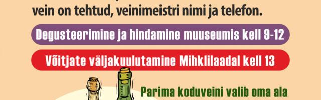 Tule ja osale Mihklilaada Koduveinikonkursil Koduvein 2023