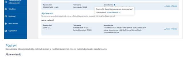 Terviseportaalis saab tutvuda ravimi tõsistele riskidele tähelepanu juhtivate materjalidega