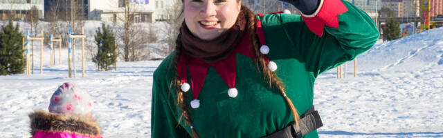 Lasnamäe lasteaialapsed tähistasid lustakat vastlapäeva – kelgutamine, animaatorid ja kuklid