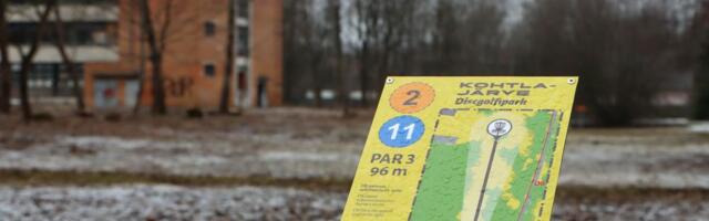 Kohtla-Järve poliitiline võitlusväli on kandunud kettagolfiparki