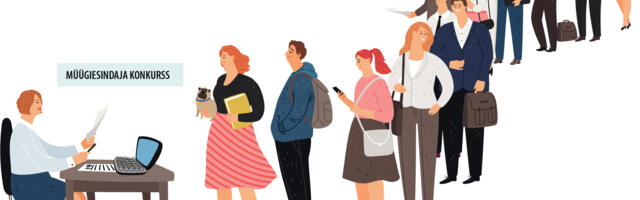 Kontoritöö leidmine on muutunud väga keeruliseks