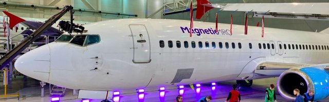 "Rakett69" võistlejad pannakse Magnetic MRO angaaris proovile Boeing 737 lennukil