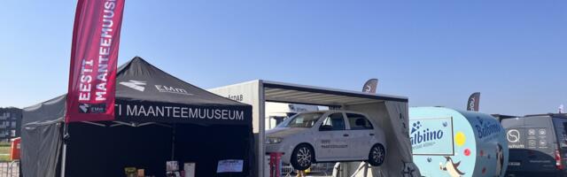 Eesti Maanteemuuseum Rally Estonia EXPO alal – pöörleva auto simulaator ootab külastajaid!
