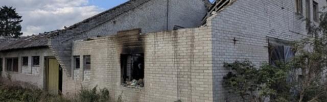 Looküla tee ääres põles mahajäetud laudahoone – keegi viga ei saanud