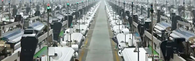 VIDEO: suures Hiina tekstiilivabrikus pole ühtegi töötajat