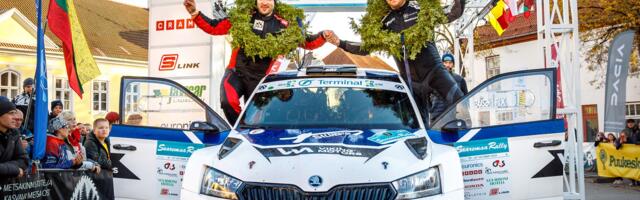 Ken Torn ja Kauri Pannas võtsid koduteedel karjääri esimese Saaremaa ralli üldvõidu!