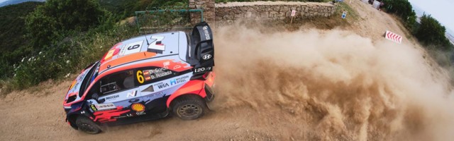 Sardiinia ralli reedese viimase kiiruskatse võit läks jälle Hyundai pilootidele, võidu jagasid Sordo ja Neuville