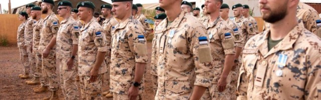Operatsioonil Barkhane osalevad Eesti kaitseväelased said Prantsuse missioonimedalid
