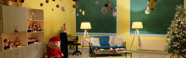 Rapla Keskraamatukogus on jõulude ajal üles seatud jõulutuba