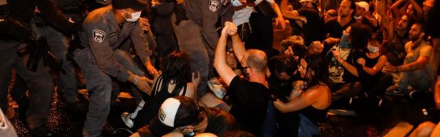 Jeruusalemmas nõudsid tuhanded inimesed Iisraeli peaministri Netanyahu tagasiastumist