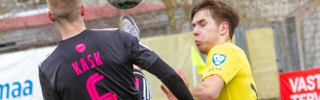 Saaremaal keerulise võidu saanud Kalju kindlustas kolmandat kohta