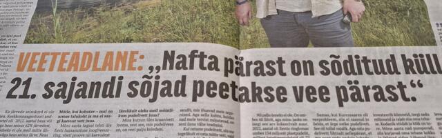 Veeteadlane: põhjaveetaseme langus Tallinna ümbruses jätab kuivaks allikad ja kaevud