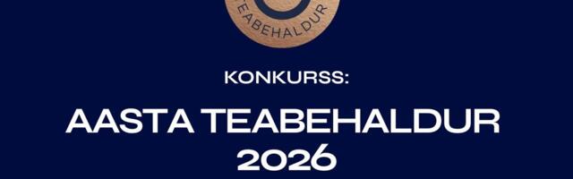 Aasta teabehaldur 2026_ tunnustame neid, kes hoiavad organisatsioone koos