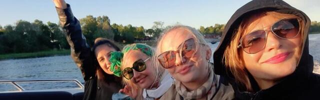 PÄIKESELOOJANG Pärnu lahes kalatakso.ee pardal