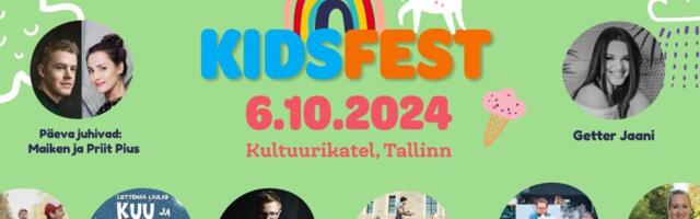 Kidsfest toimub juba sel pühapäeval Kultuurikatlas!