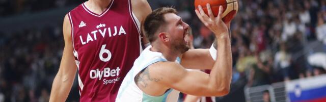 VIDEO | Läti alistas kontrollmängus rekordpubliku ees Sloveenia, Doncic vigastas põlve