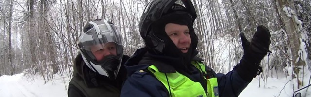 Reporter: Otepää saanihuligaane taltsutab kelgupatrull