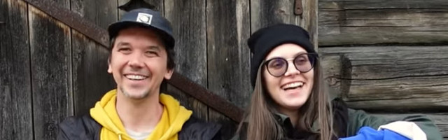 KLÕPS: LAURI PEDAJA võttis hommikusele jalutuskäigule kaasa ka turvasalgu