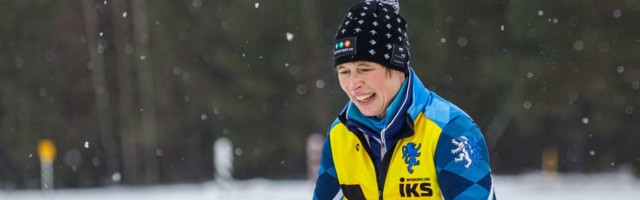Kersti Kaljulaid käis idapiiril suusapatrullis