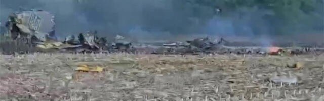 VIDEO: Ukrainas kukkus alla sõjalennuk, kaks inimest said surma