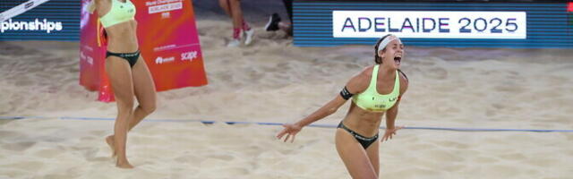 Läti rannavõrkpallipaar tuli Austraalia liival maailmameistriks