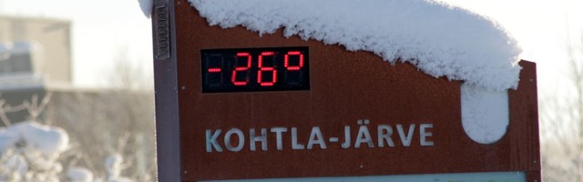 Ida-Virumaa on Eesti üks külmemaid kante