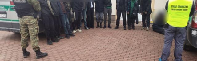Leedu-Poola piiril peeti kinni suur hulk migrante, kes olid teekonda alustanud Lätist