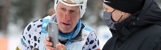 Raio Piiroja paljukannatunud nina sai veriseks ka suusamaratonil