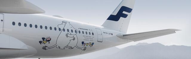 Kaks Finnairi A350 lennukit saavad Muumidelt totaalse muutumise