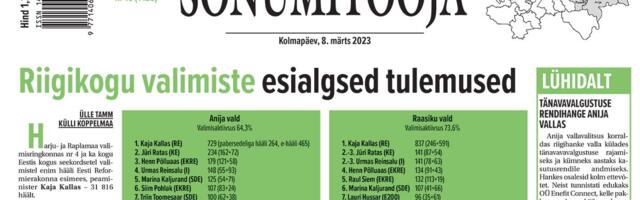 Sõnumitoojas 8. märtsil