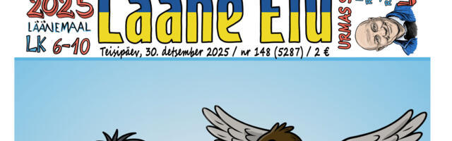 Lääne Elu paberleht teisipäeval, 30. detsembril