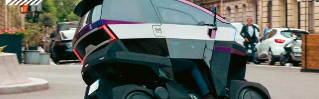 A Microcar Made for Lane Splitting Like a Motorcycle