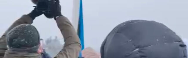 VIDEO: lipu heiskamine Munamäe tornis